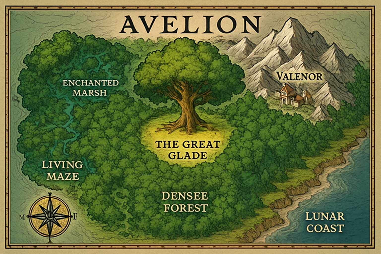 Mapa de Avelion